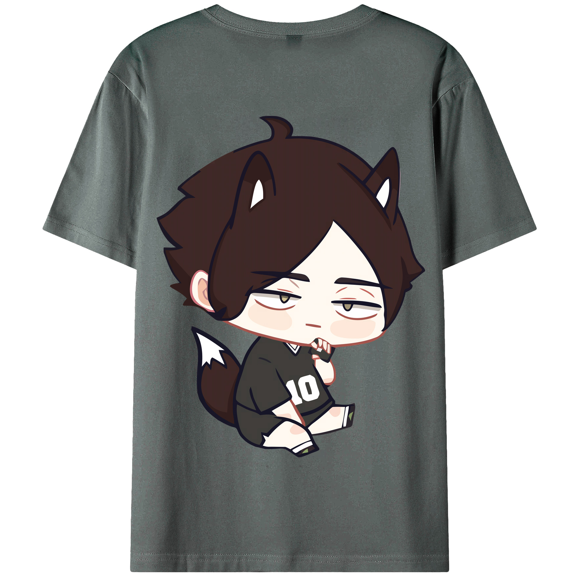 （画像用） ハイキュー!! Haikyu!! 綿100％半袖Tシャツ（背面プリント）